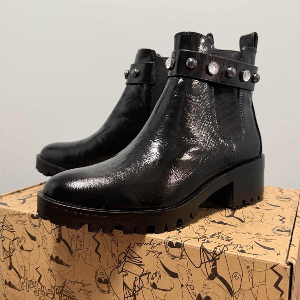 Karl Lagerfeld Porshay Lug Sole Boots